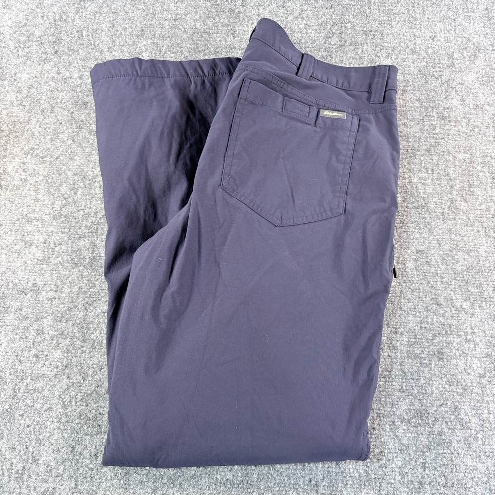 Eddie Bauer First Ascent Guide Pro Fleece Lined Pants Mens 36x30 Blue Hiking‎